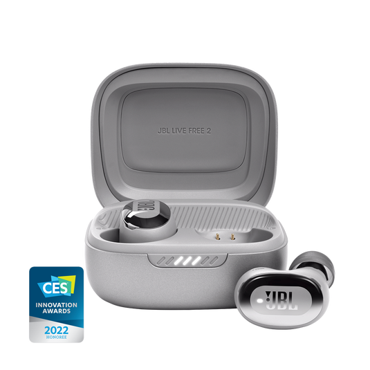 JBL JBLLIVEFREE2TWSSIL JBL シルバー JBL Live Free 2 TWS | Fone TWS c/ Frete Grátis e 10% OFF